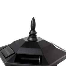 Load image into Gallery viewer, 25.5"H Multi-functional Solar Powered LED Light with Ground Stake and Mounting Pole