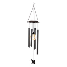 Load image into Gallery viewer, 32"H Solar Powered LED Wind Chime Light