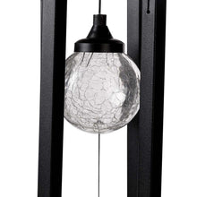 Load image into Gallery viewer, 32"H Solar Powered LED Wind Chime Light