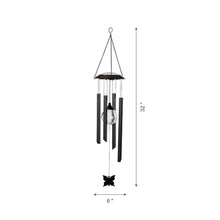 Load image into Gallery viewer, 32"H Solar Powered LED Wind Chime Light