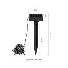 Load image into Gallery viewer, 38.6 ft Solar String Lights with 100 LEDs