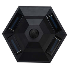 Load image into Gallery viewer, 74"H 3-Head Solar Lamp Post Light with a Planter Pot