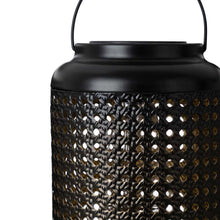 Load image into Gallery viewer, 8.75"H Metal Cutout Solar Powered Outdoor Hanging Lantern