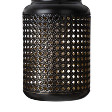 Load image into Gallery viewer, 8.75"H Metal Cutout Solar Powered Outdoor Hanging Lantern