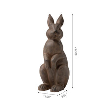 Load image into Gallery viewer, 22.75"H MGO Standing Rabbit Statue