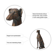Load image into Gallery viewer, 30.25"H MGO Sitting Greyhound Dog Statue
