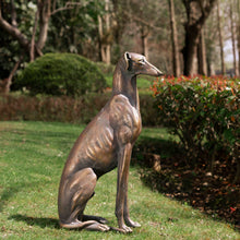 Load image into Gallery viewer, 30.25"H MGO Sitting Greyhound Dog Statue