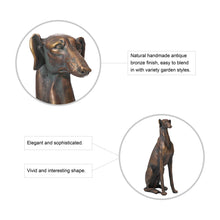 Load image into Gallery viewer, 30.25"H MGO Sitting Greyhound Dog Statue