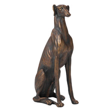 Load image into Gallery viewer, 30.25"H MGO Sitting Greyhound Dog Statue