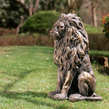 Load image into Gallery viewer, 20.75"H MGO Guardian Sitting Lion Statue