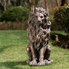 Load image into Gallery viewer, 20.75"H MGO Guardian Sitting Lion Statue