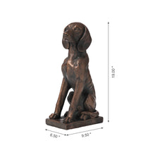 Load image into Gallery viewer, 19"H MGO Sitting Golden Retriever Dog Statue
