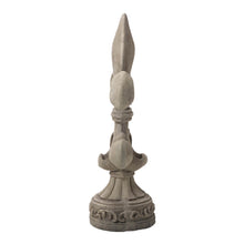 Load image into Gallery viewer, 27.25"H MGO Standing Fleur De Lis Garden Statue