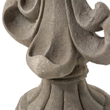 Load image into Gallery viewer, 27.25"H MGO Standing Fleur De Lis Garden Statue