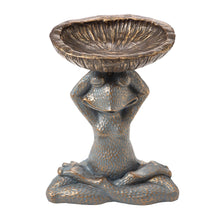 Load image into Gallery viewer, 17.75"H Bronze MGO Yog Frog Statue With Birdbath