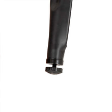 Load image into Gallery viewer, 41.50"H Black Steel Pub Bar Table with Square Solid Elm Wood Top