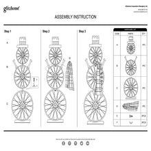 Load image into Gallery viewer, 33.98"H Metal Bike Wheel Snowman with Plaid Scarf Porch Decor