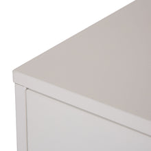 Load image into Gallery viewer, Wooden X-Shape Side Table With Drawer White
