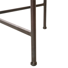 Load image into Gallery viewer, Farmhouse Galvanized Metal Serving Tray Table
