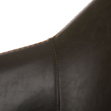 Load image into Gallery viewer, Mid-Century Grey Leatherette Gaslift Adjustable Swivel Bar Stool, Set of 2
