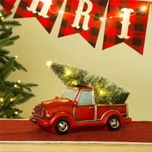 Load image into Gallery viewer, Christmas Table Decor Ornaments 12.52&quot;L Red Truck With Lighted Tree
