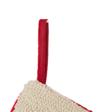 Load image into Gallery viewer, 19&quot; Handmade Hooked Cat Christmas Stocking
