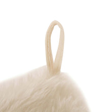 Load image into Gallery viewer, 21&quot;L White Plush Christmas Stocking
