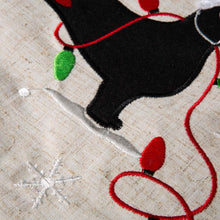 Load image into Gallery viewer, Fabric Christmas Stocking - Dachshund
