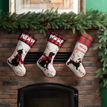 Load image into Gallery viewer, Fabric Christmas Stocking - Dachshund
