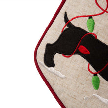 Load image into Gallery viewer, Fabric Christmas Stocking - Dachshund
