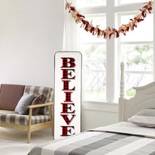 Load image into Gallery viewer, 72&quot;L Red &amp; Black Plaid Fabric/Linen Garland
