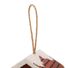 Load image into Gallery viewer, 10&quot;H Wooden Barn Birdhouse
