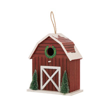 Load image into Gallery viewer, 10&quot;H Wooden Barn Birdhouse
