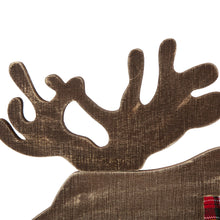 Load image into Gallery viewer, Handcrafted Wooden Christmas Countdown Calendar With Drawer (Reindeer)

