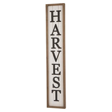 Load image into Gallery viewer, 41.73&quot;H Wooden &quot;HARVEST&quot; Porch Sign
