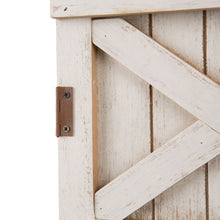 Load image into Gallery viewer, 18&quot;H White Wooden Thanksgiving Barn Door Wall Decor or Standing Decor
