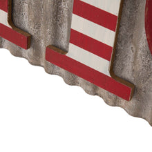 Load image into Gallery viewer, 36.10&quot;L Metal/Wooden Patriotic HOME Wall Décor
