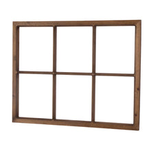 Load image into Gallery viewer, 28&quot;H Wooden Window Frame with Wooden &quot;HOME SWEET HOME&quot; Word Sign Wall Décor
