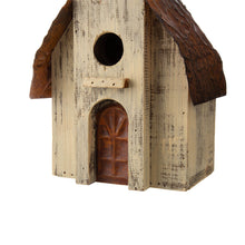 Load image into Gallery viewer, 15.63&quot;H Church Rustic Distressed Wooden Birdhouse

