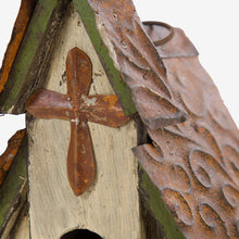 Load image into Gallery viewer, 11.81&quot;H Tall Church Hand Painted Wood Birdhouse
