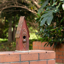 Load image into Gallery viewer, 13.23&#39;&#39; Height Wooden Patriotic Distressed Garden Bird House

