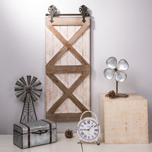 Load image into Gallery viewer, 35.25&quot;H Farmhouse Wooden Barn Door Wall Decor
