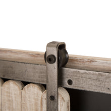 Load image into Gallery viewer, 19.75&quot;H Farmhouse  Wooden Chalkboard Barn Door Style Wall Decor
