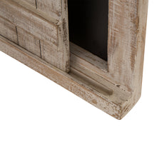 Load image into Gallery viewer, 19.75&quot;H Farmhouse  Wooden Chalkboard Barn Door Style Wall Decor
