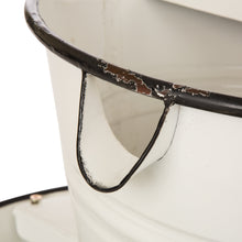 Load image into Gallery viewer, Farmhouse Metal Enamel Two Tier Fountain 31.5&quot;H
