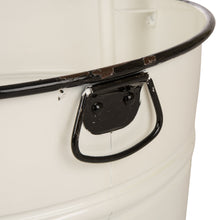 Load image into Gallery viewer, Metal Tiered Water Fountain Enamel Watering Can Garden Tools Farmhouse Decor 30&quot; H
