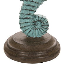 Load image into Gallery viewer, Vintage Seahorse Style Novelty Table Lamp with Burlap Shade
