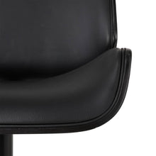 Load image into Gallery viewer, Mid-century Modern Black Adjustable Gaslift Swivel Bar Stool
