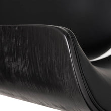 Load image into Gallery viewer, Mid-century Modern Black Adjustable Gaslift Swivel Bar Stool
