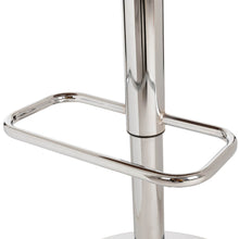 Load image into Gallery viewer, Mid-century Leather Modern Beige Adjustable Height Swivel Bar Stool
